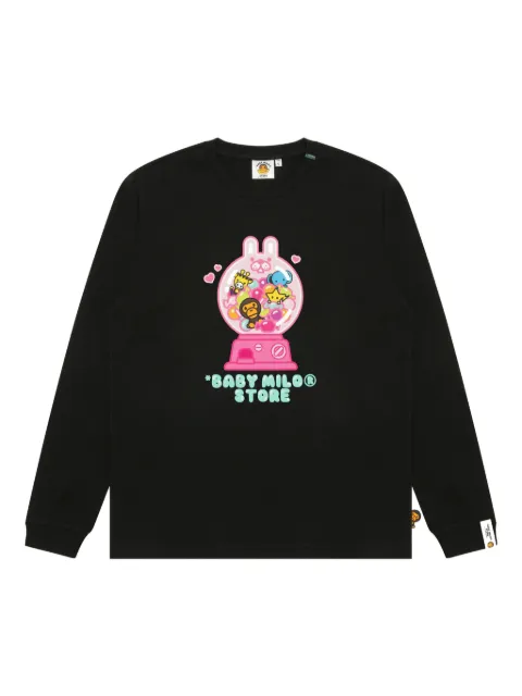 *BABY MILO® STORE BY *A BATHING APE® graphic-print long-sleeved T-shirt
