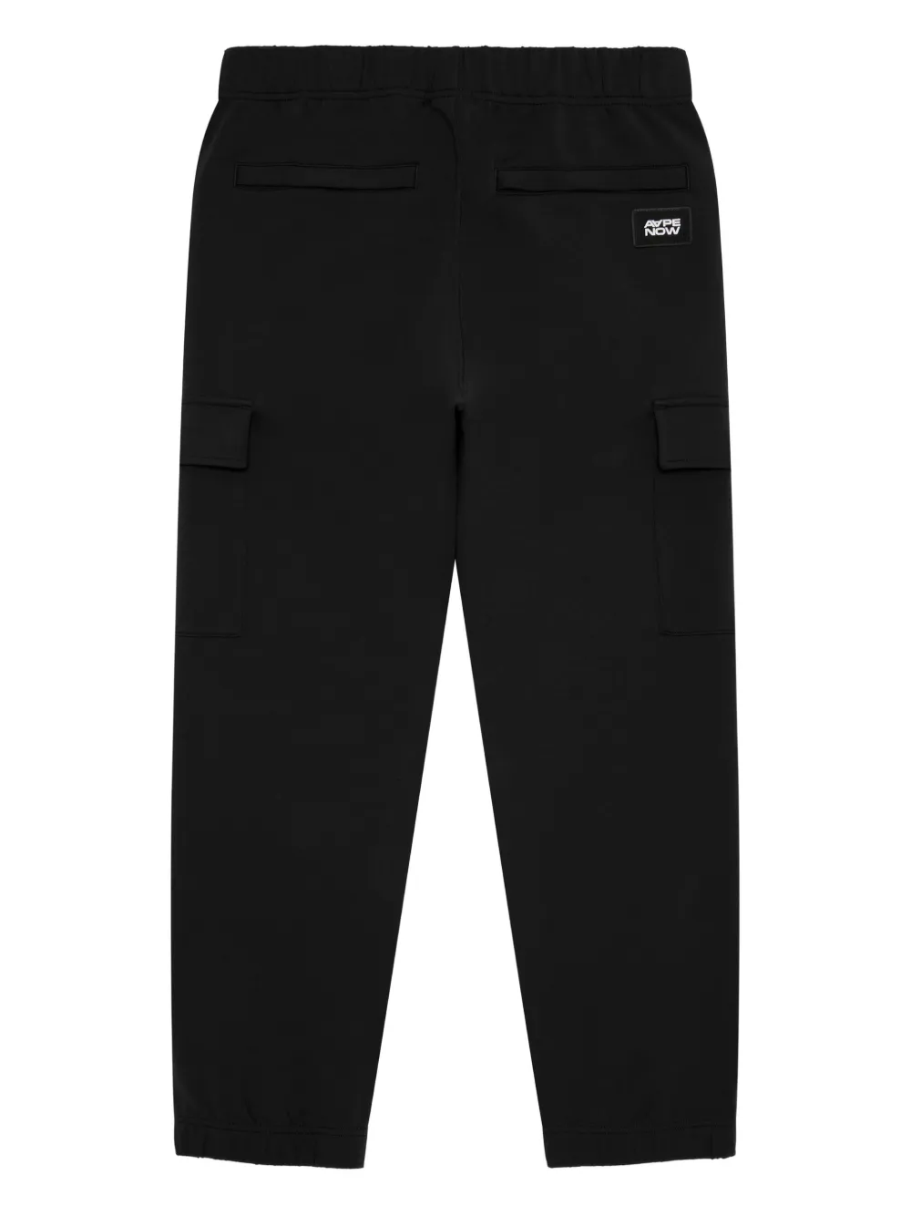 AAPE BY *A BATHING APE logo-patch adjustable-waist track pants - Zwart