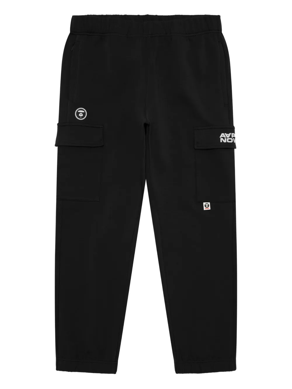 Aape By A Bathing Ape Logo-patch Adjustable-waist Track Pants In Multi