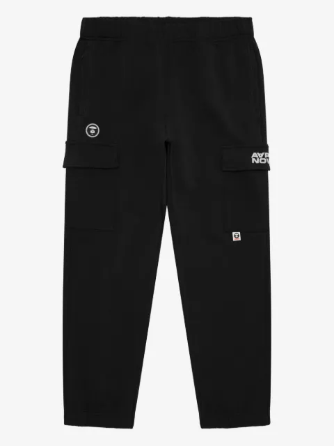 AAPE BY *A BATHING APE® logo-patch adjustable-waist track pants