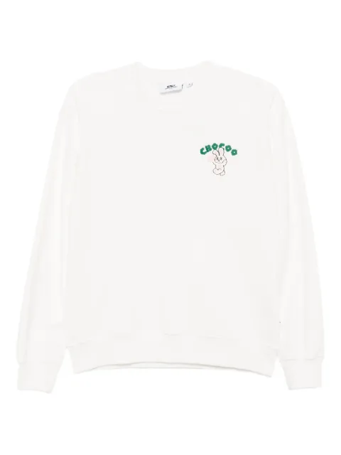 CHOCOOLATE logo-embroidered sweatshirt