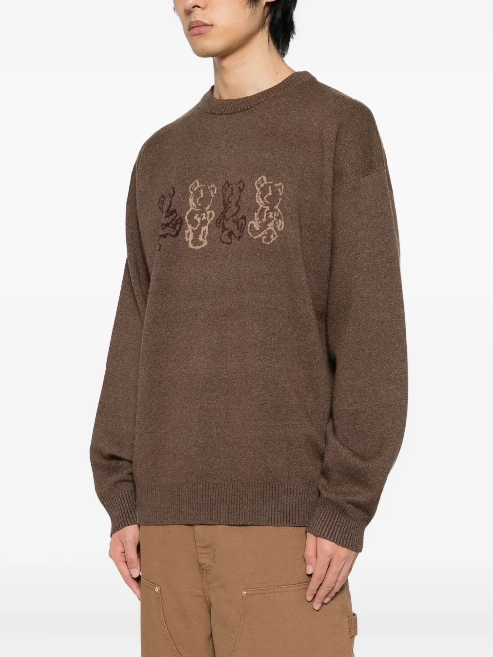 izzue Trui met beerprint BWX