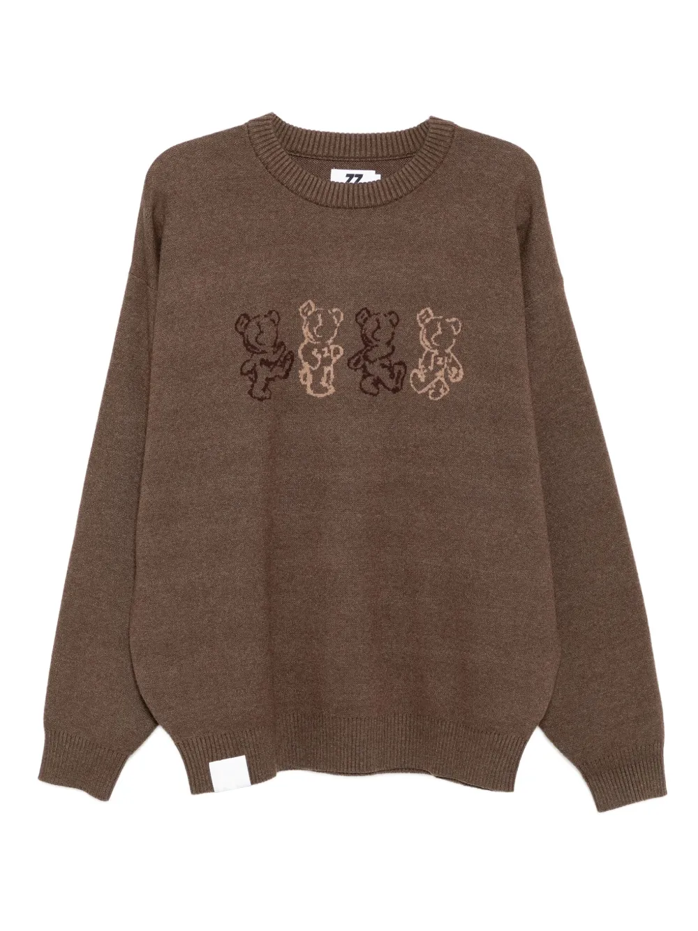 izzue bear-print jumper | Image 1