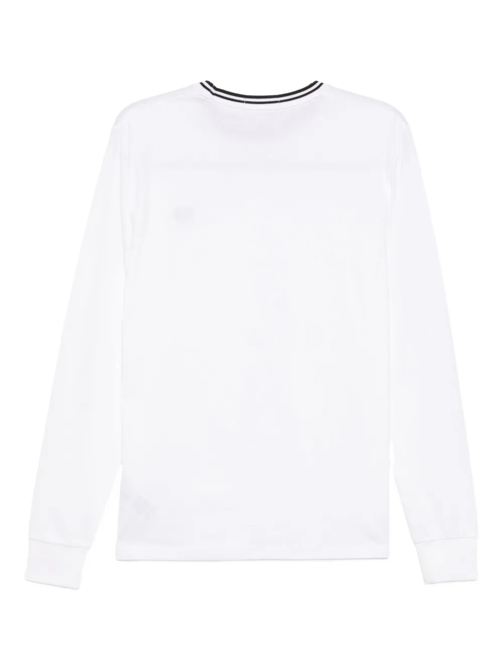 Fred Perry T-shirt met streep bij de hals Wit