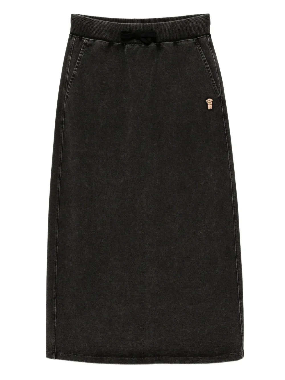 Chocoolate Pencil Midi Skirt In Gray