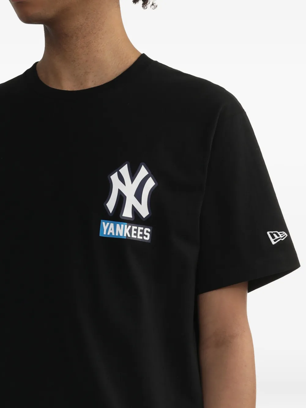NEW ERA CAP T-shirt met logoprint Zwart