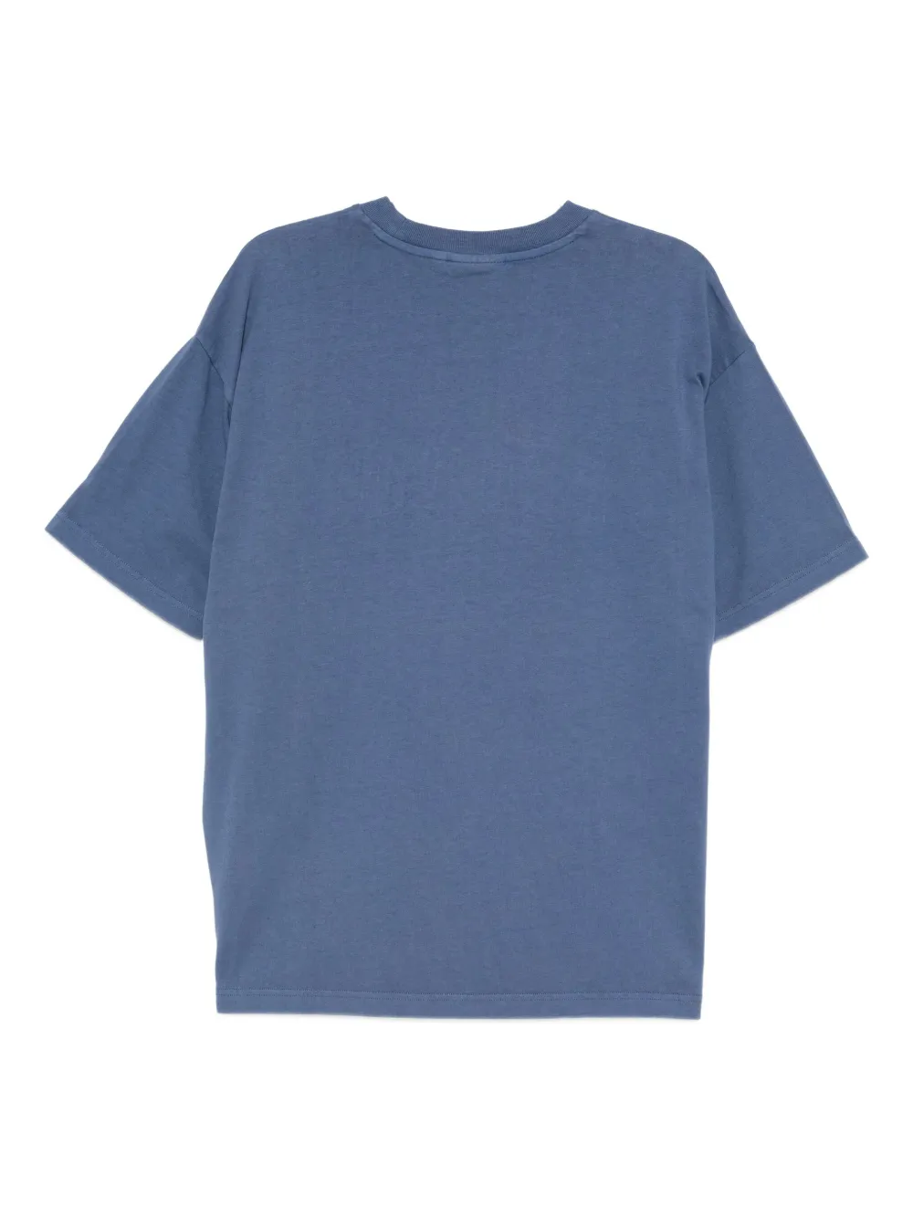 CHOCOOLATE logo-embroidered T-shirt - Blauw