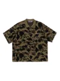 A BATHING APE® camouflage-pattern polo shirt - Green