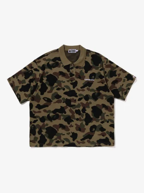 A BATHING APE® camouflage-pattern polo shirt