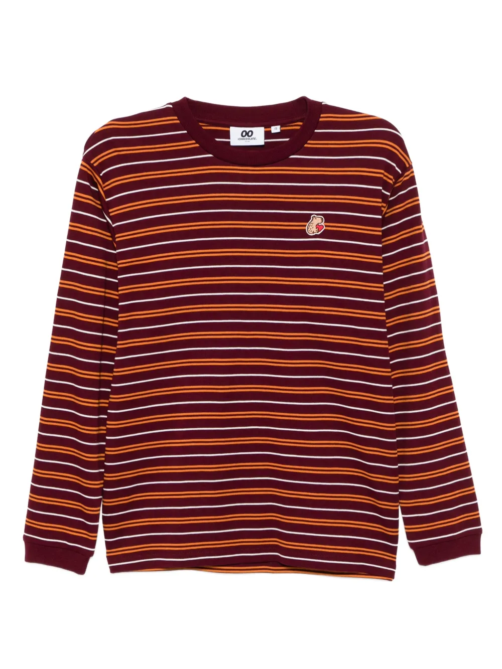 Chocoolate Logo-embroidered Top In Red