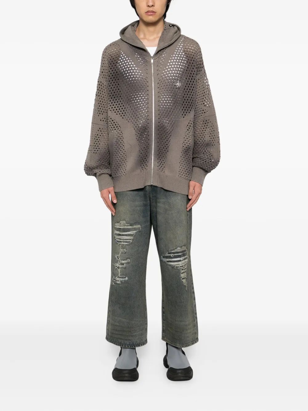 FIVE CM silver-plaque cardigan | Cardigans | Image 2