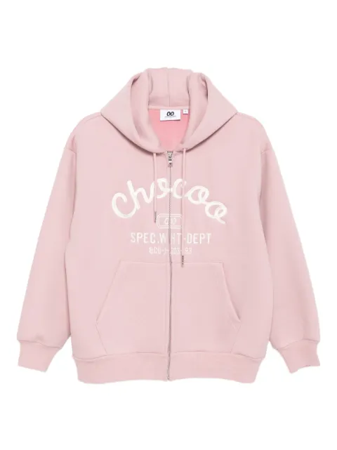 CHOCOOLATE logo-embroidered sweatshirt