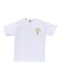 A BATHING APE® logo cotton T-shirt - White x Yellow