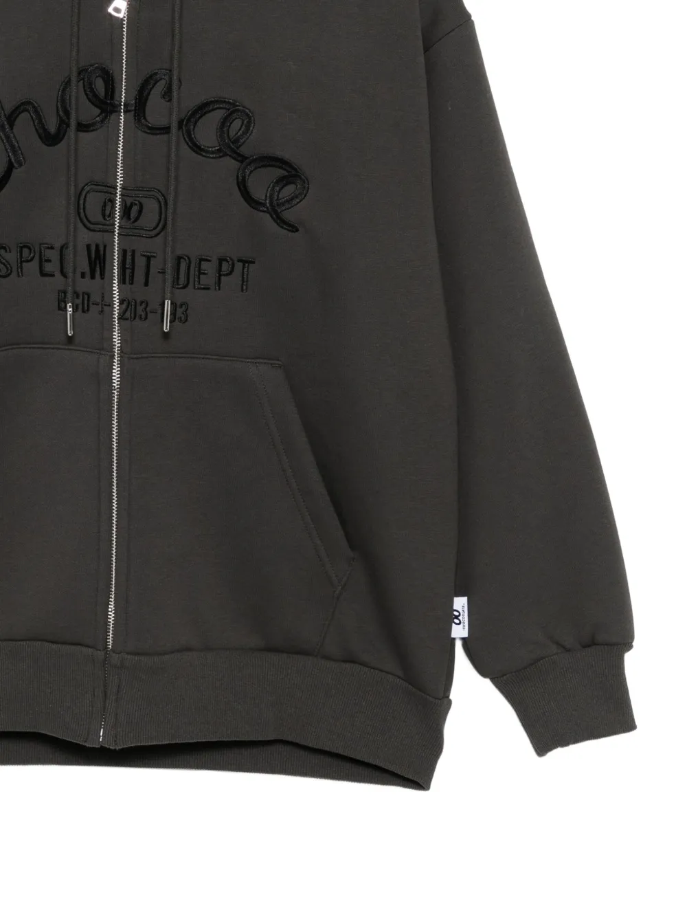 Chocoolate Logo-embroidered Hoodie In Animal Print