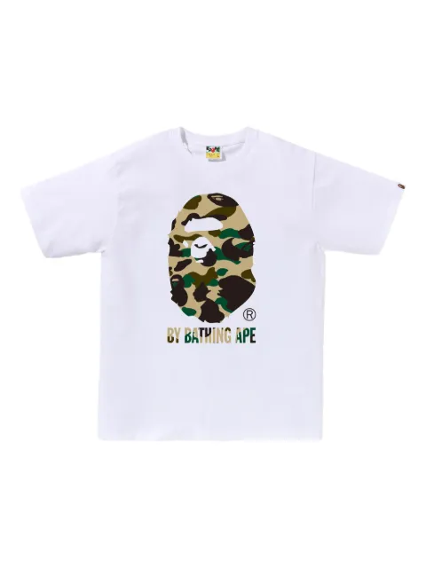 A BATHING APE® camouflage-print logo T-shirt
