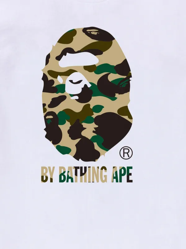 A BATHING APE® camouflage-print Logo T-shirt White FARFETCH IN