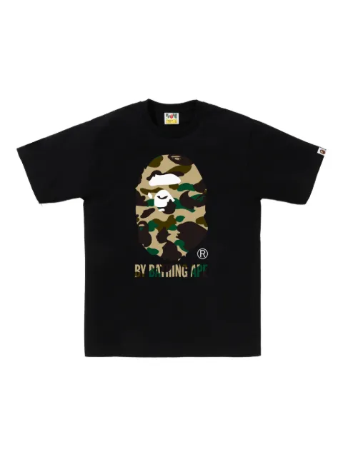 A BATHING APE® camouflage-print logo T-shirt