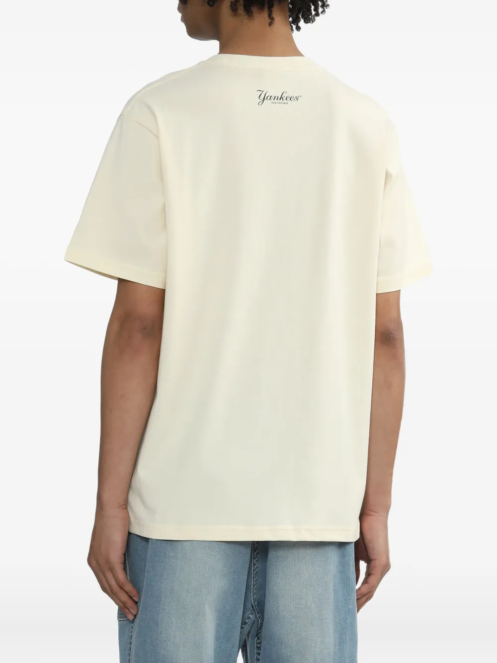 NEW ERA CAP Yankees T-shirt met logo Beige