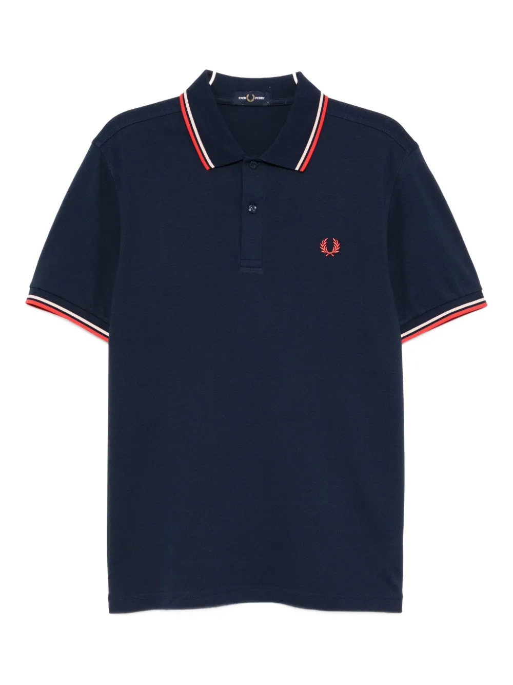 Fred Perry Twin Tipped Shirt In Blue