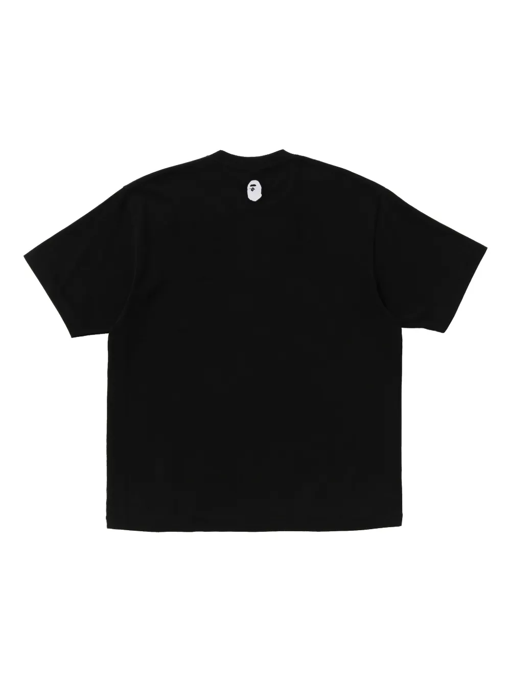 A BATHING APE ape-head logo cotton T-shirt - Zwart