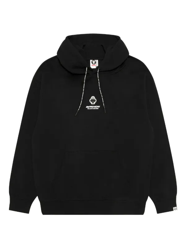 AAPE ロゴパーカー AAPE BY *A BATHING APE® ロゴ パーカー | ブラック | FARFETCH JP