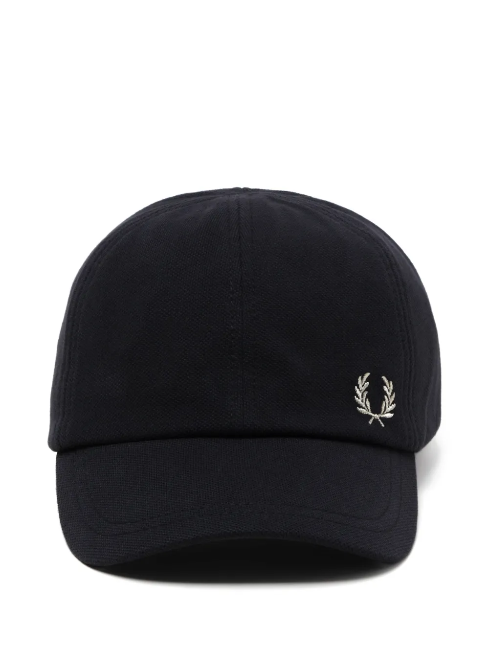 Fred Perry Logo-embroidered Baseball Cap In Black