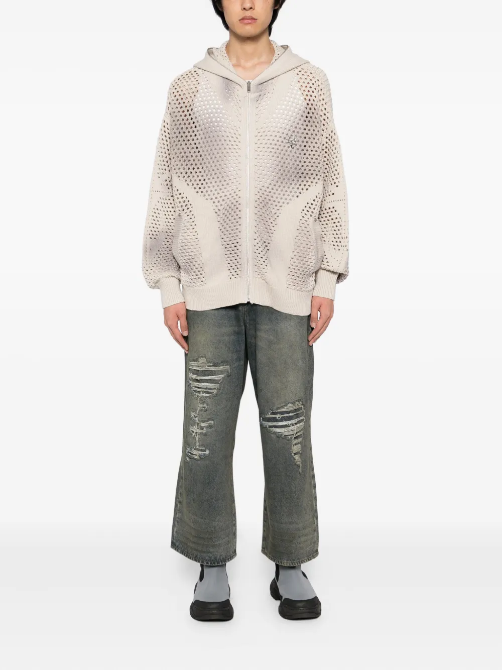 FIVE CM silver-plaque cardigan | Cardigans | Image 2