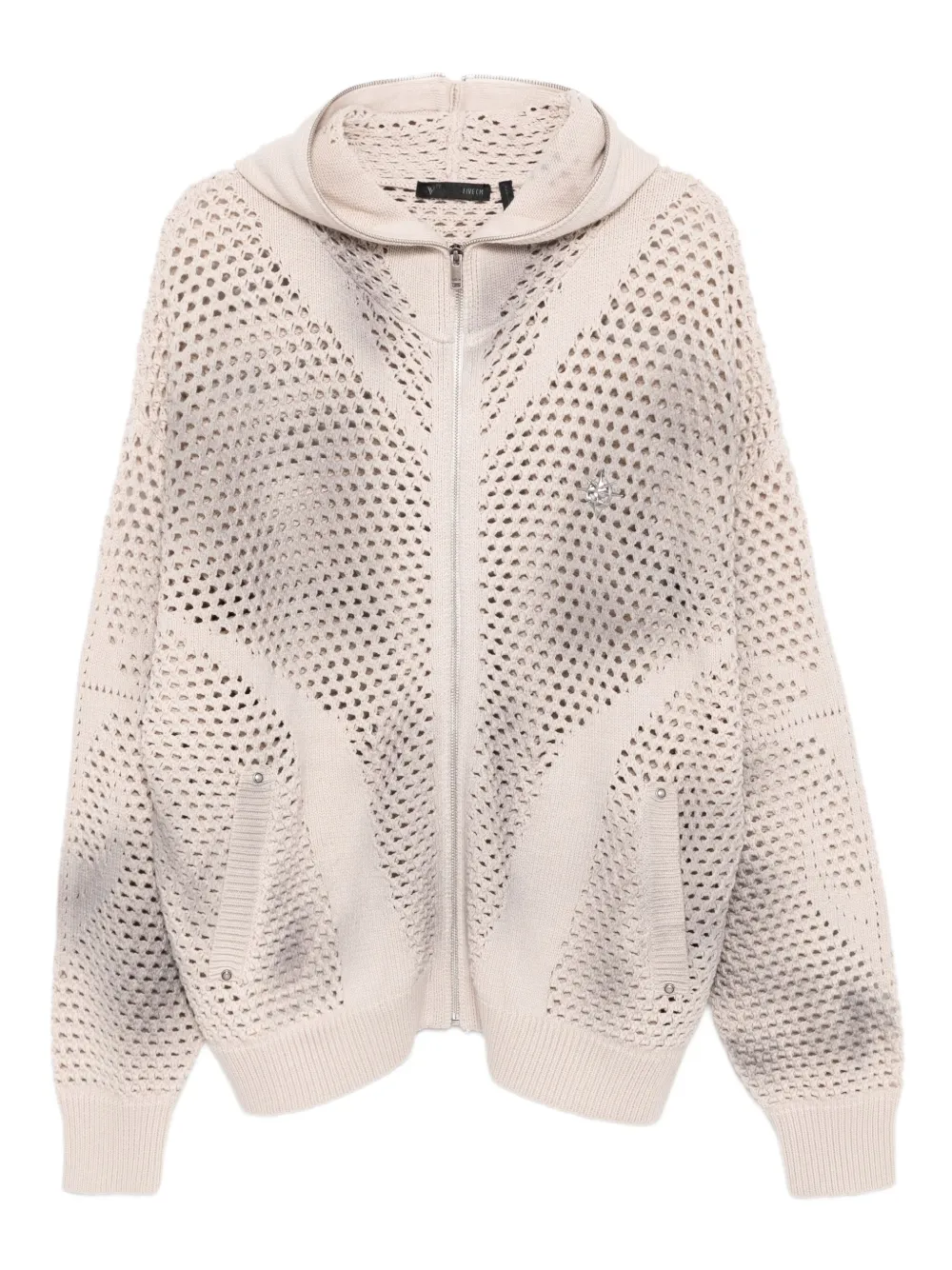 FIVE CM silver-plaque cardigan | Neutrals | Image 1