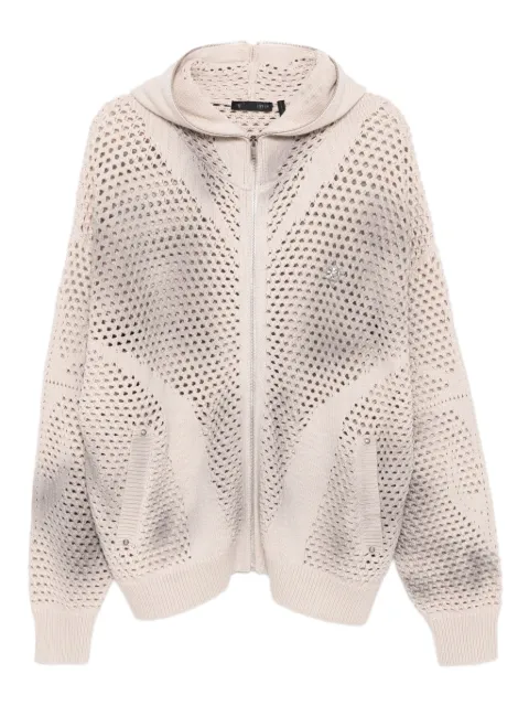 FIVE CM silver-plaque cardigan
