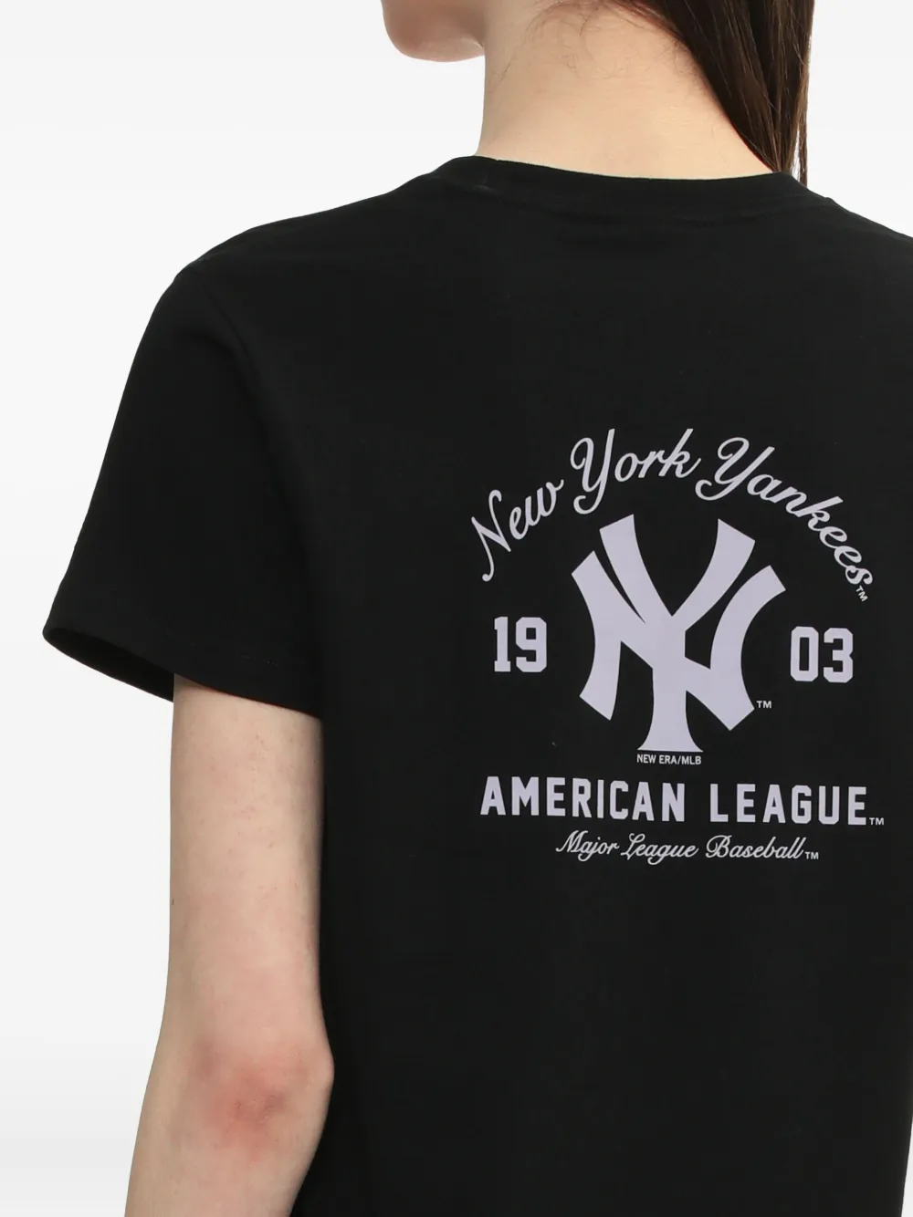 NEW ERA CAP New York Yankees T-shirt met logopatch Zwart