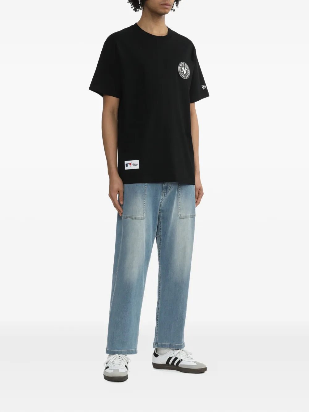 NEW ERA CAP Yankees logo-embellished T-shirt - Zwart
