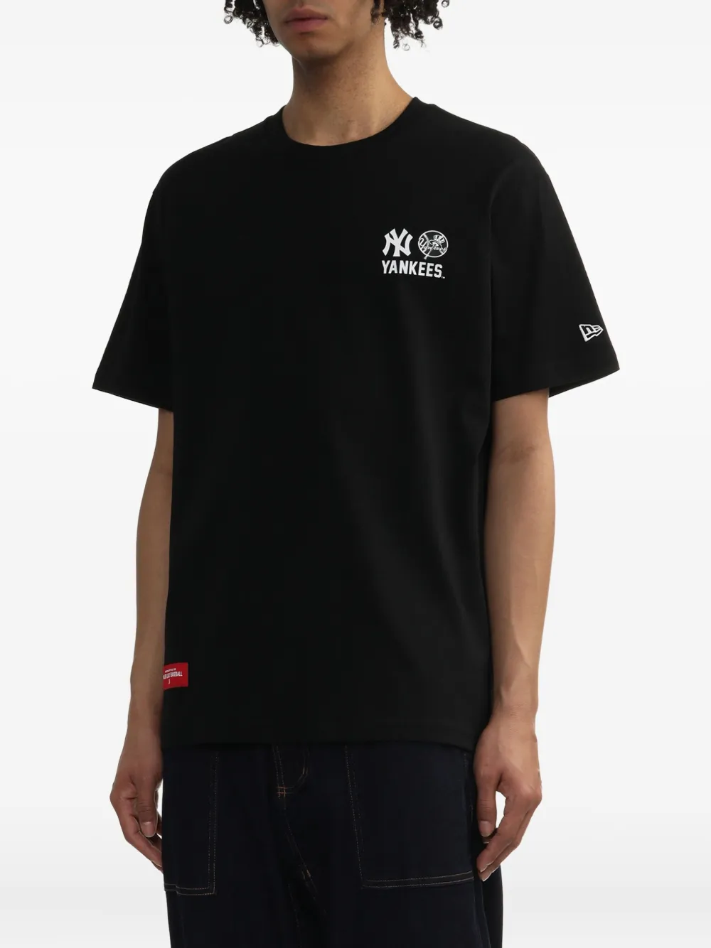 NEW ERA CAP T-shirt met Yankees-logo Zwart