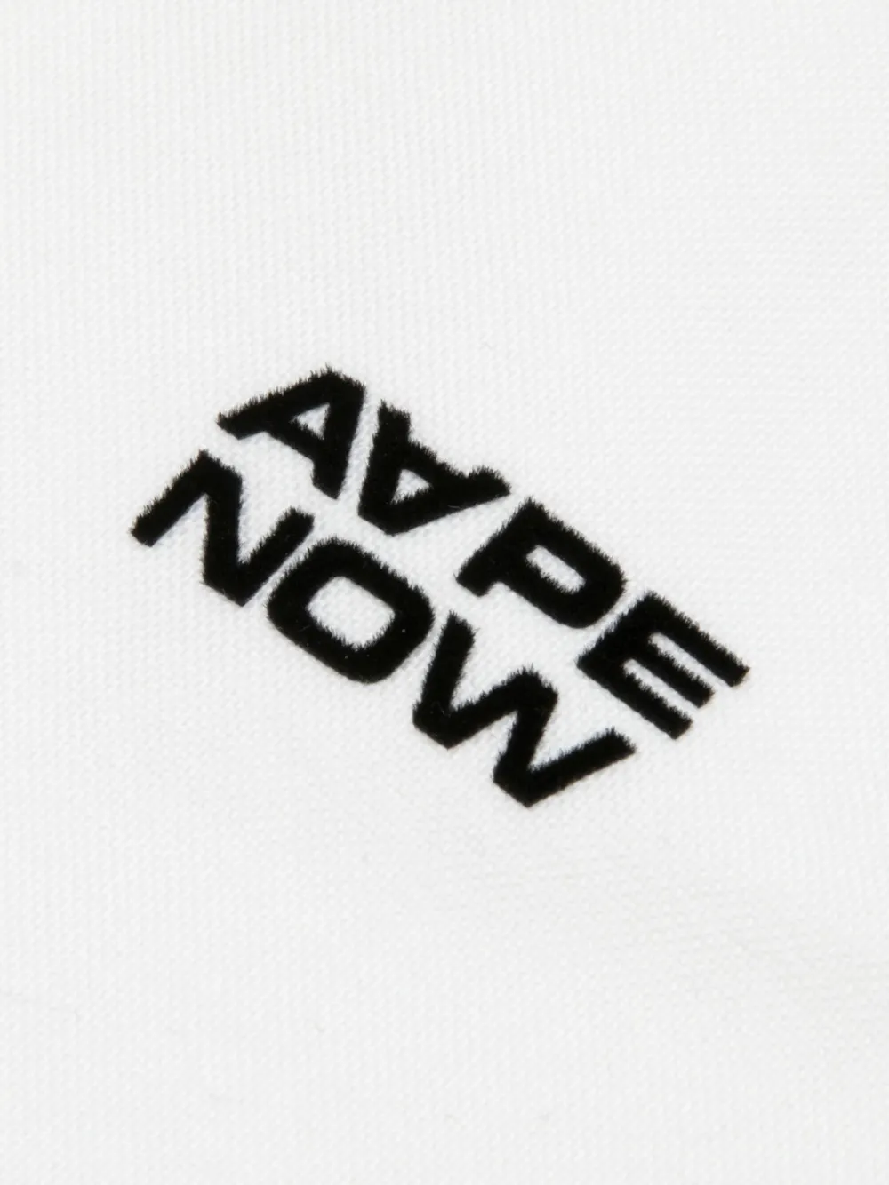 AAPE BY *A BATHING APE Overhemd met logopatch Wit