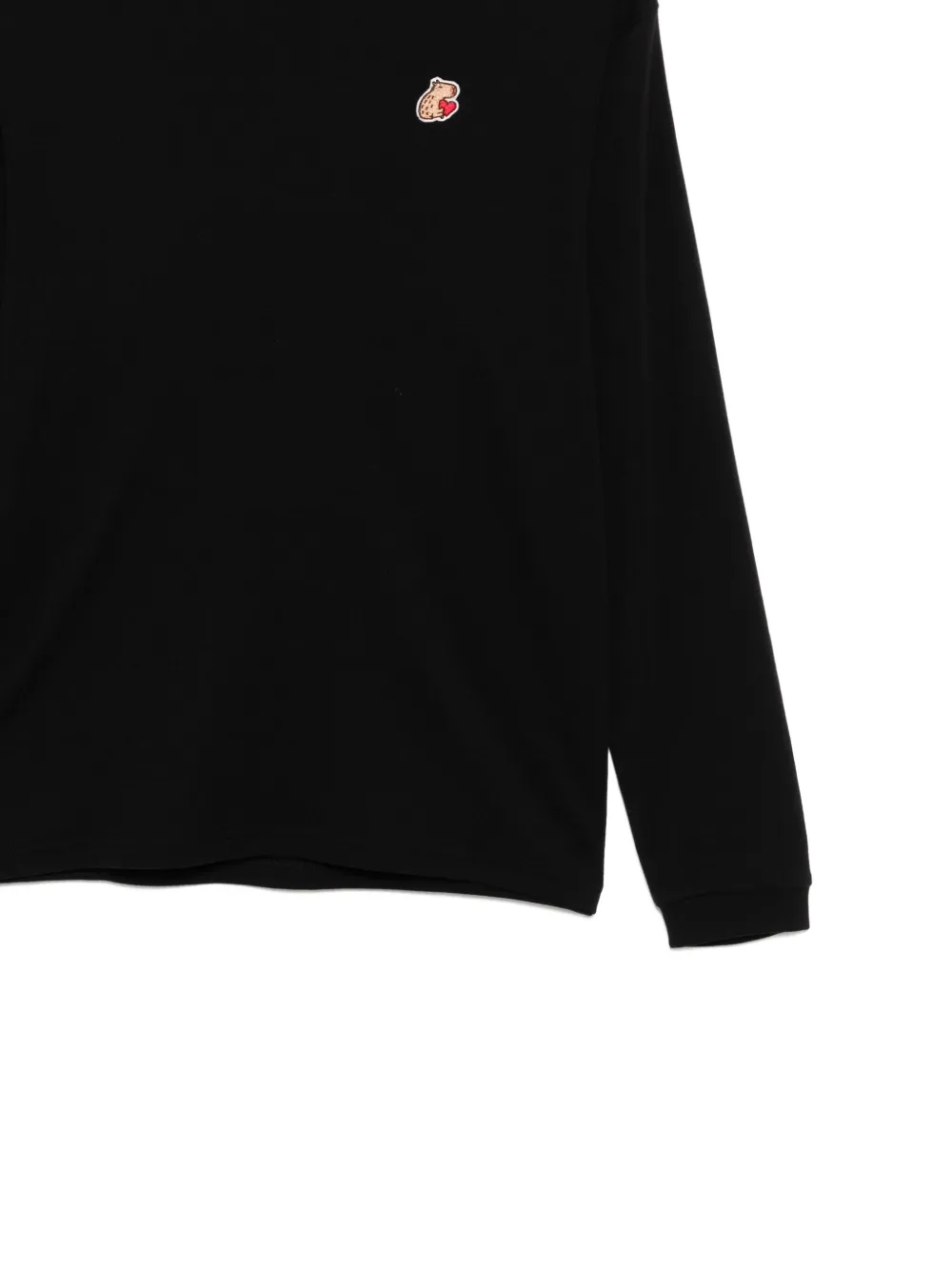 Chocoolate Logo-embroidered Top In Black