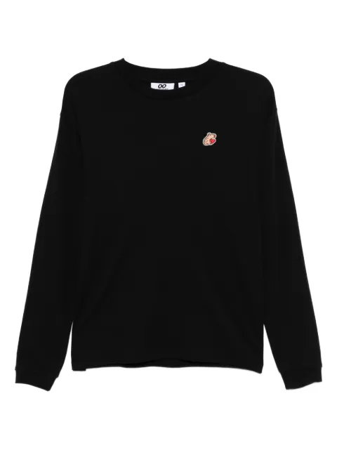 CHOCOOLATE logo-embroidered top