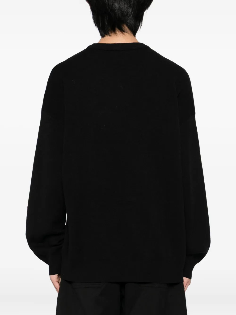 Chocoolate Bear-print Jumper In Black