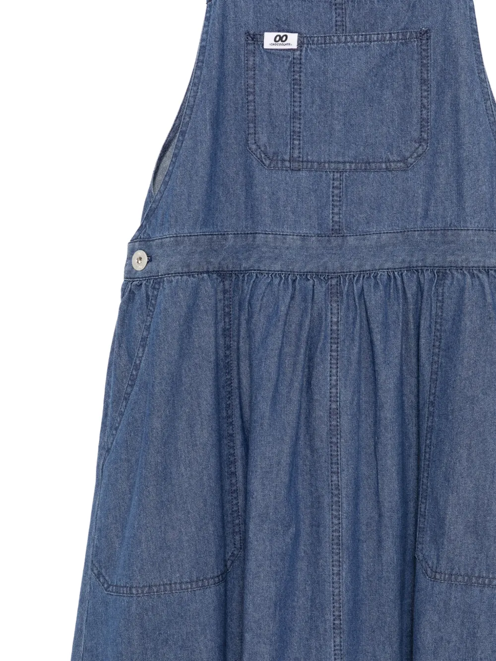 Chocoolate Sleeveless Dress In Blue