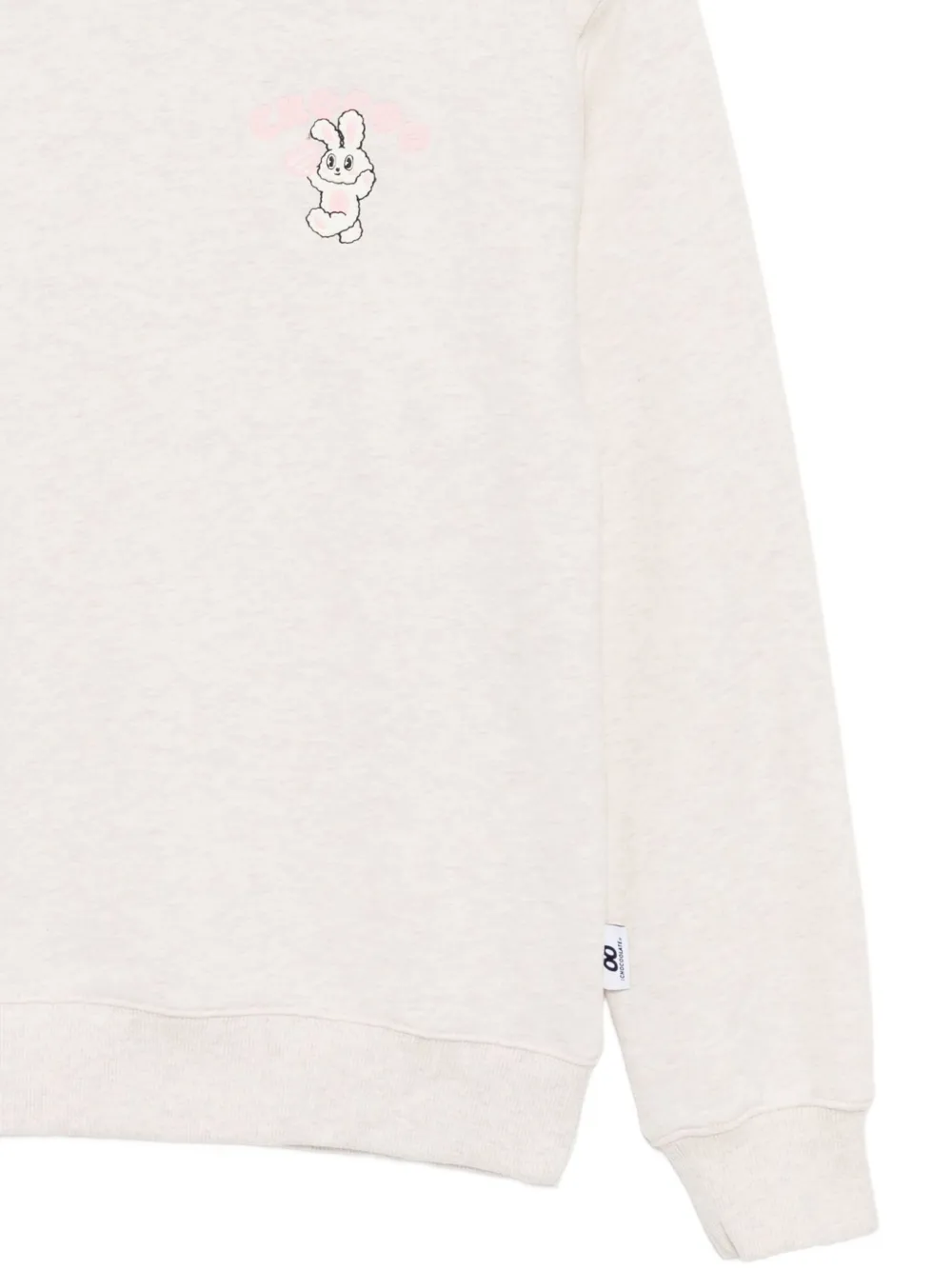 CHOCOOLATE Sweater met geborduurd logo Beige