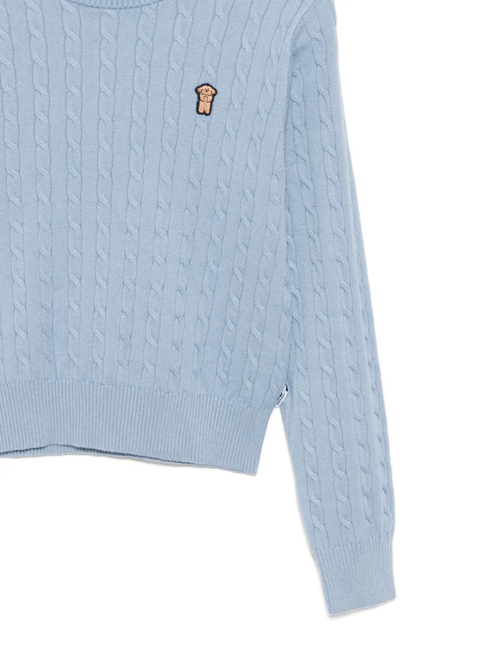 Chocoolate Logo-embroidered Jumper In Blue