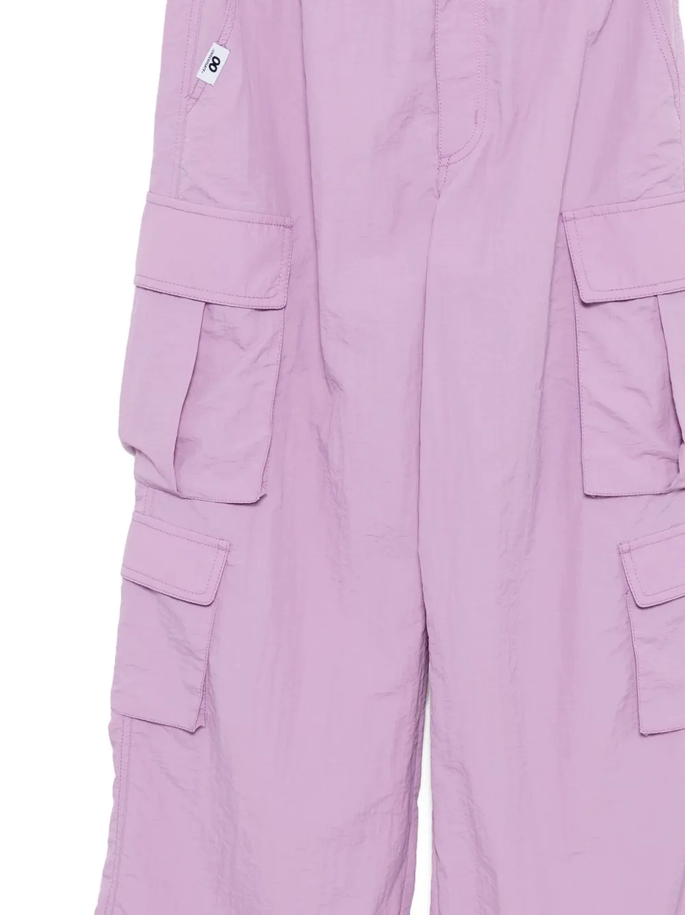 Chocoolate Logo-patched Cargo Pants In Purple
