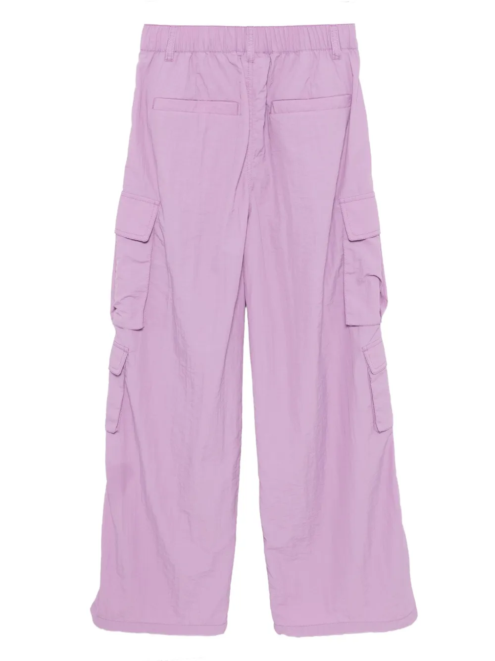 CHOCOOLATE Cargo broek met logopatch - Paars