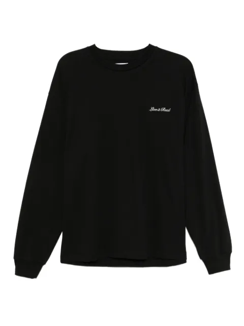 izzue slogan-embroidered T-shirt