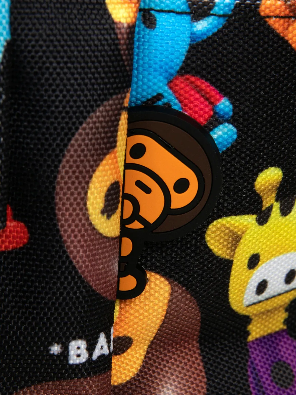 *baby Milo® Store By *a Bathing Ape® Milo-pattern Backpack In Black