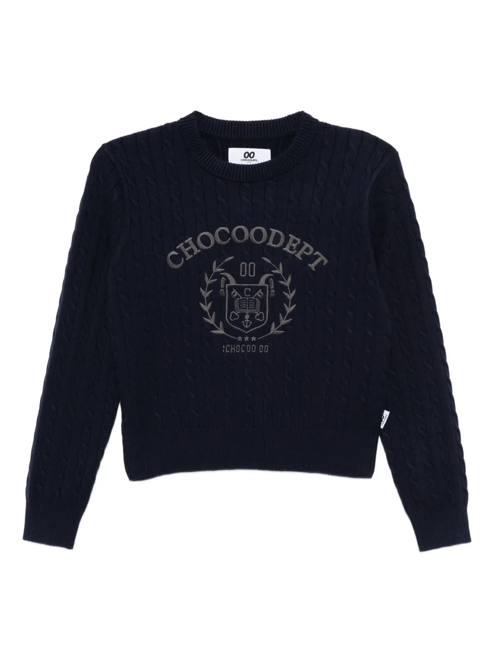 CHOCOOLATE logo-embroidered jumper | Blue | Image 1