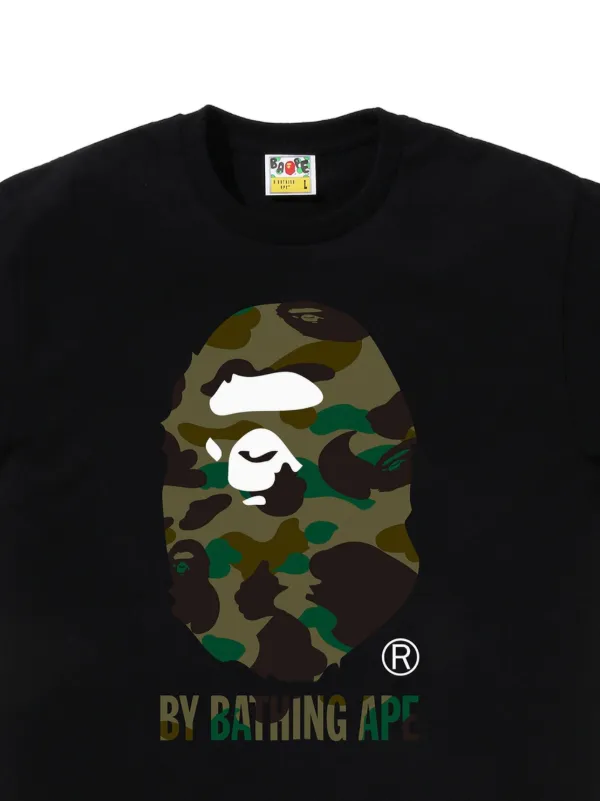 A Bathing Ape カモフラージュTシャツ 24時間後値上げします^_^ A BATHING APE® カモフラージュ Tシャツ | ブラック | FARFETCH JP