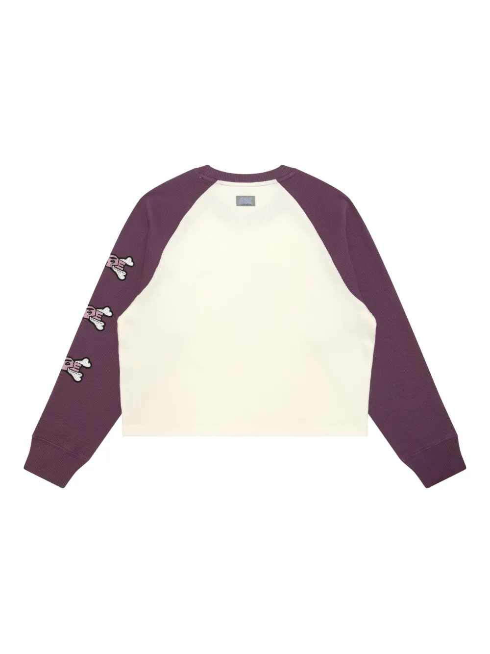 AAPE BY *A BATHING APE T-shirt met grafische print en raglan mouwen Wit