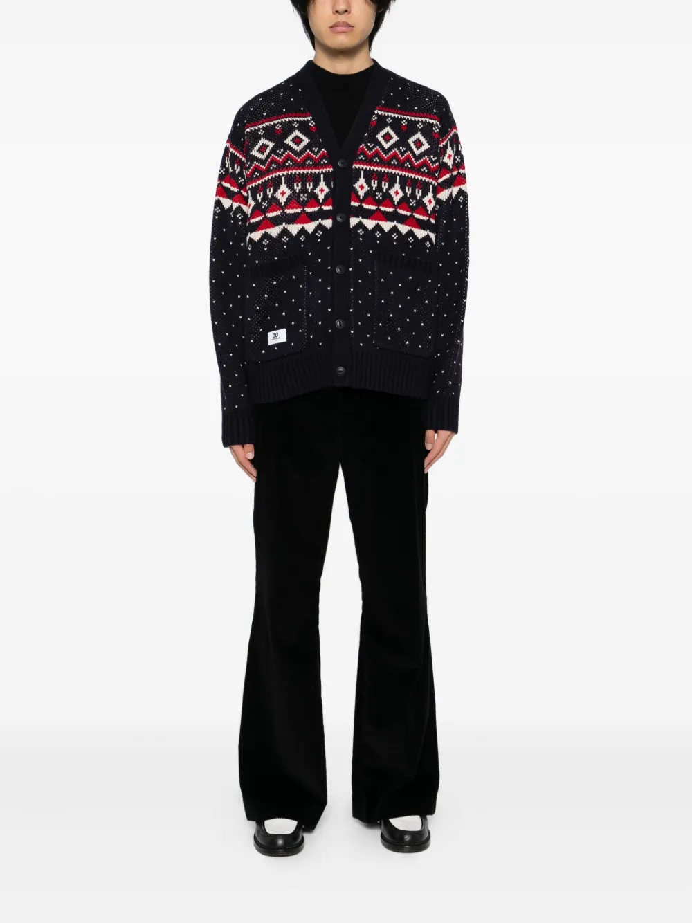 CHOCOOLATE logo-patch cardigan | Cardigans | Image 2
