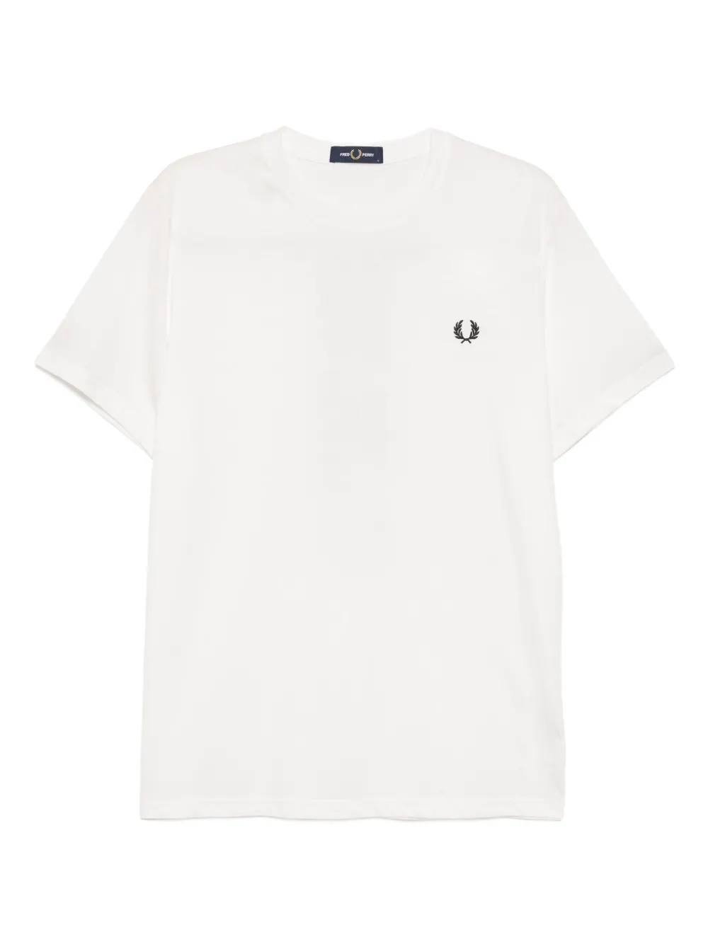 Fred Perry logo-print T-shirt Wit