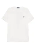 Fred Perry logo-print T-shirt - White