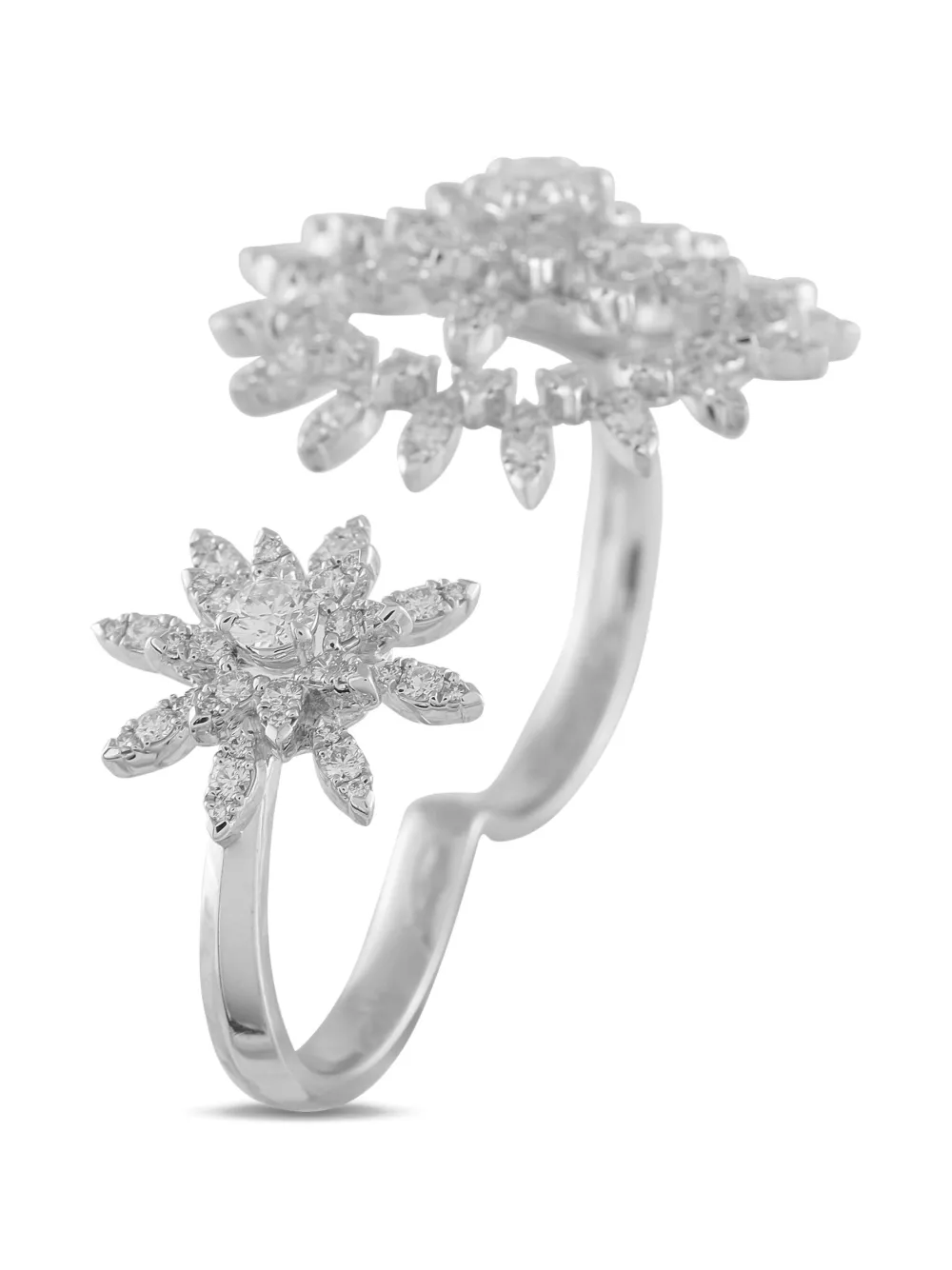 18k White Gold Aerial Diamond Ring
